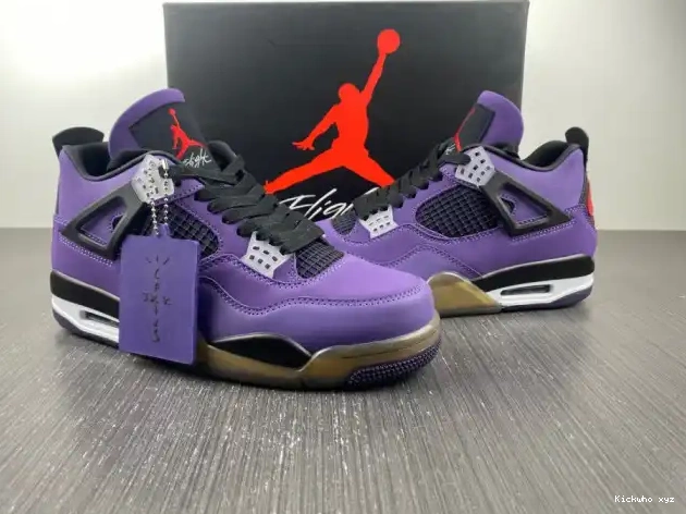 (FRIENDS SCOTT 4 TRAVIS LN4 RETRO JORDAN PURPLE FAMILY) AND 766296 0514